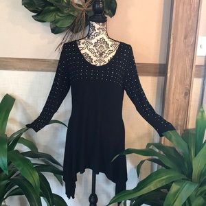 Anthropologie Studded Asymmetrical Dress/Tunic